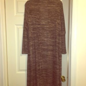 Women’s long sweater black/brown